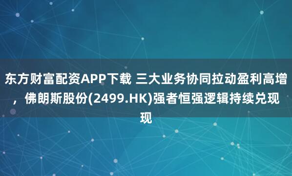 东方财富配资APP下载 三大业务协同拉动盈利高增，佛朗斯股份(2499.HK)强者恒强逻辑持续兑现