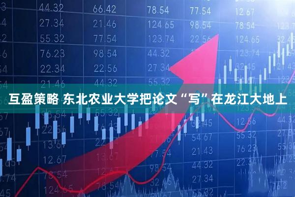 互盈策略 东北农业大学把论文“写”在龙江大地上